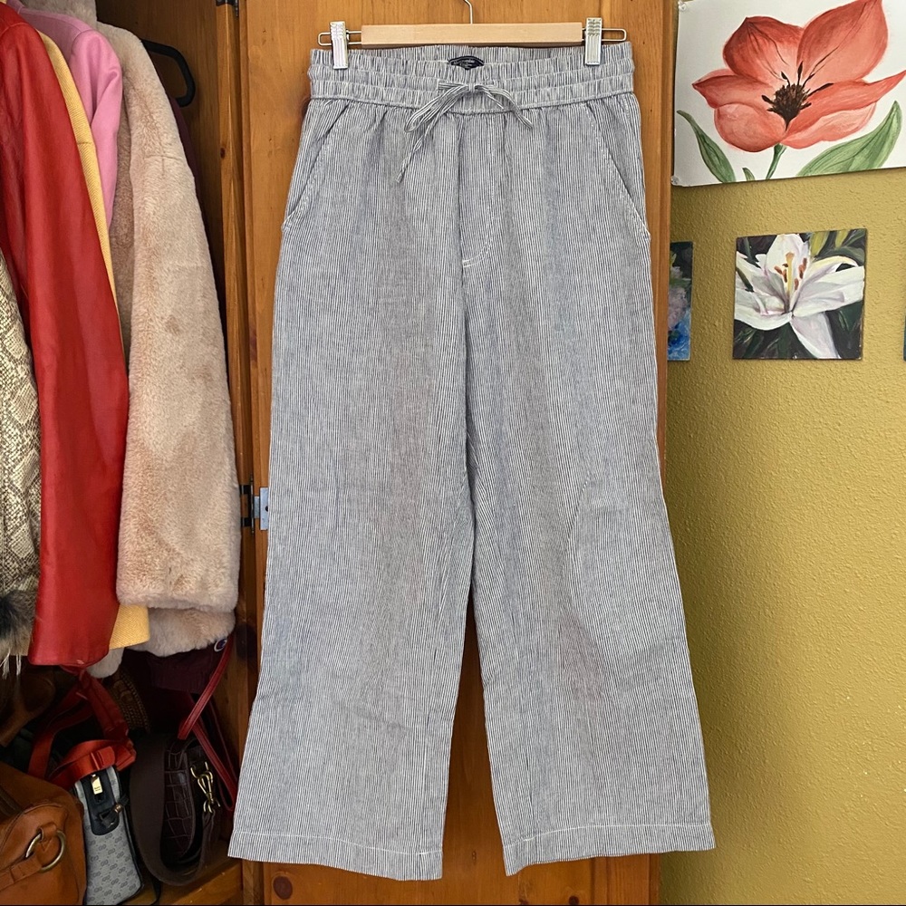 Wide Leg Drawstring Pants